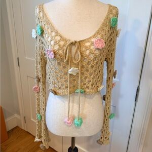 Pretty Garbage Crochet Two-Piece Set